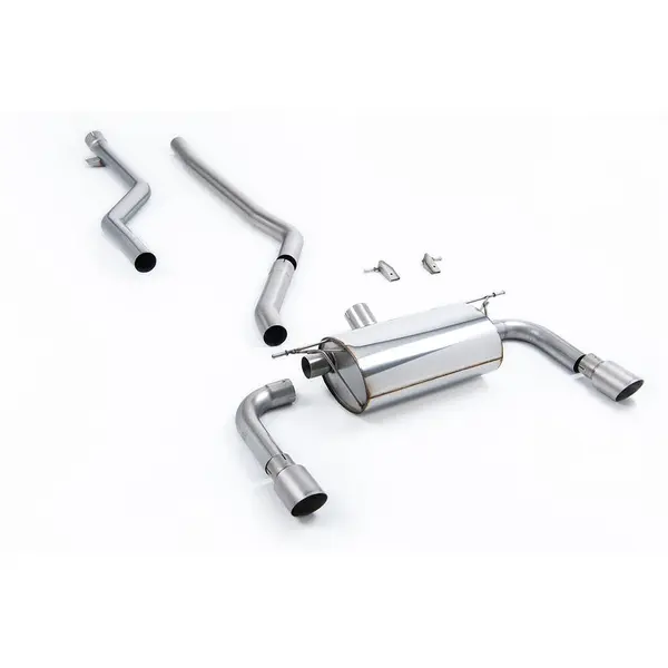 MILLTEK SSXBM1074 Cat-back Twin 90mm GT90 BMW 3 Series F30 320i M Sport (Inc LCI)