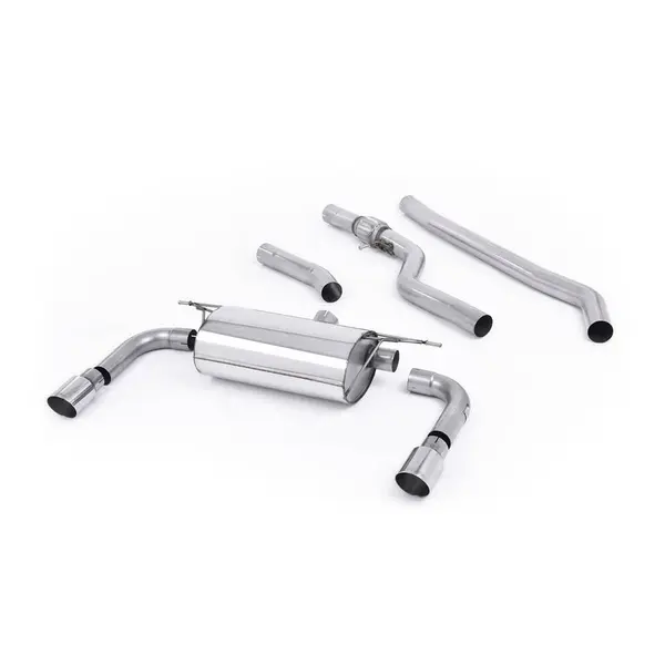 MILLTEK SSXBM962 Cat-back Twin 90mm GT90 BMW 3 Series F30 328i M Sport Automatic