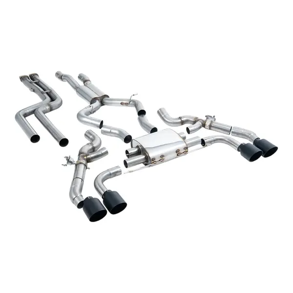 MILLTEK SSXBM1215 Downpipe-Back Exhaust, 3.15" (Cerakote Black GT-115 Trims) for BMW X3M / X3M Comp Pre LCI (G01) OPF/GPF 2019–2021