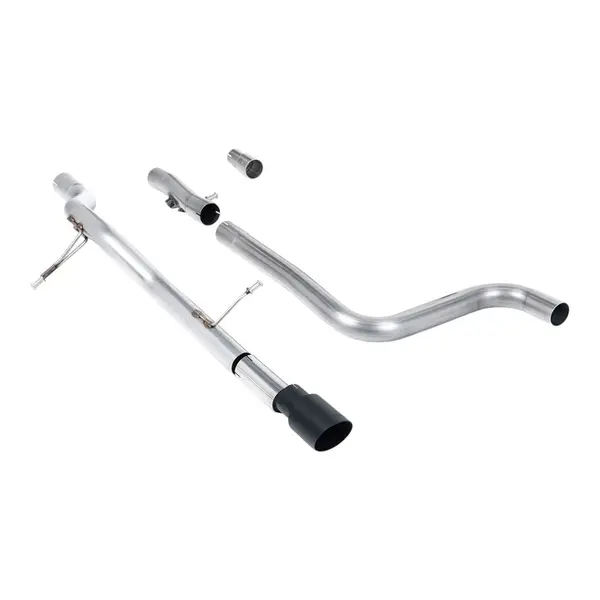 MILLTEK SSXFD392 Filter-Back Exhaust, 2.37" (Cerakote Black GT-90 Trim) for FORD Fiesta ST-Line 155ps Hybrid OPF/GPF 2020-