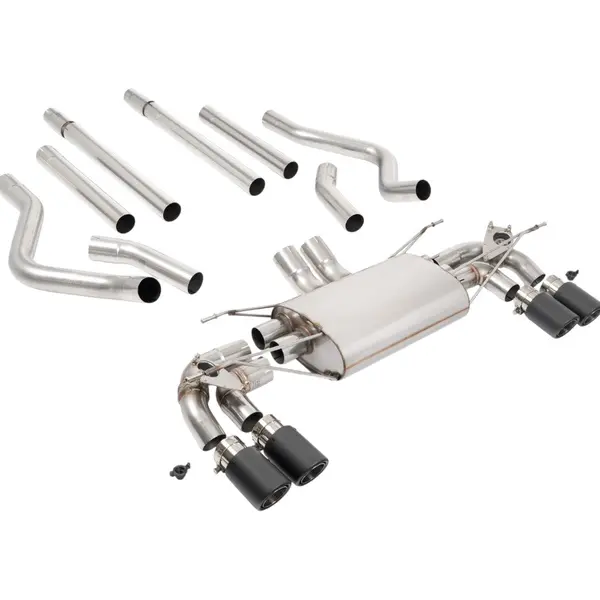MILLTEK SSXLR238 Filter-Back Exhaust, 2.76" (Carbon JET-90 Trims) for LAND ROVER Defender 130 5.0 2023-