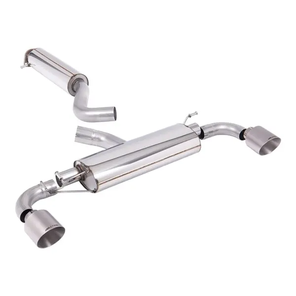 MILLTEK SSXTY202 Filter-Back Exhaust, 3" (Brushed Titanium GT-115 Trims) for TOYOTA GR Yaris (XP210) OPF/GPF 2024-