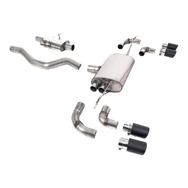 MILLTEK SSXLR144 Filter-Back Exhaust, 3" (Carbon JET-90 Trims) for LAND ROVER Defender 90 P300 / P400e 2020-