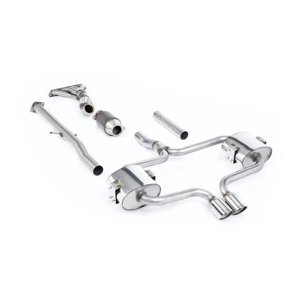 MILLTEK SSXM014 Full System (including Hi-Flow Sports Cat) Twin 76.2mm Special NEW MINI Mk1 (R52) Cooper S Convertible