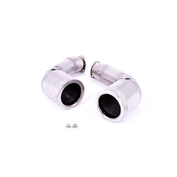 MILLTEK SSXAU955 Large-bore Downpipe and De-cat AUDI RSQ8 4.0 V8 Bi-Turbo (Non OPF/GPF) 2020 - 2022