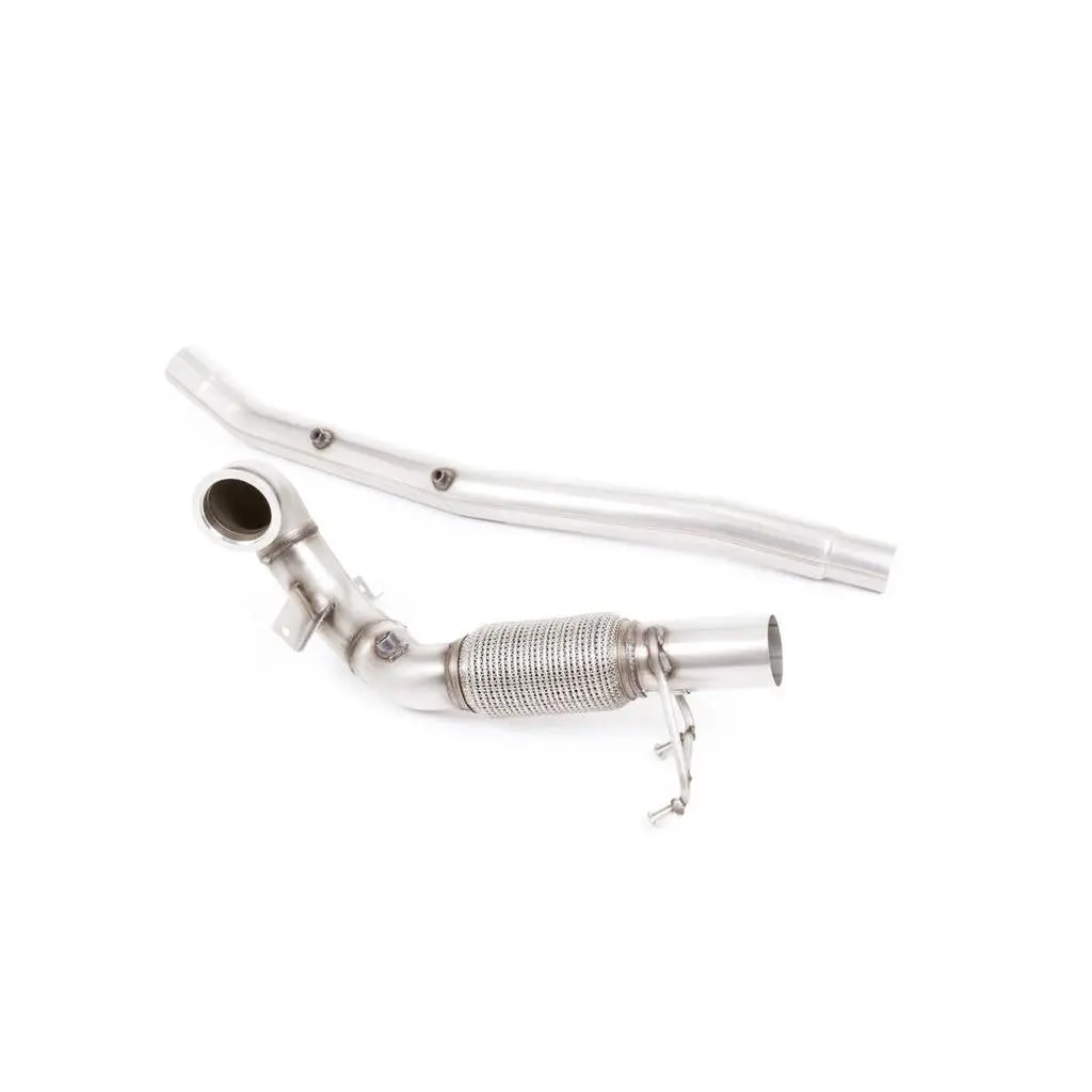 MILLTEK SSXVW510 Large-bore Downpipe and De-cat VW Golf Mk7.5 R 2.0 TSI 300PS