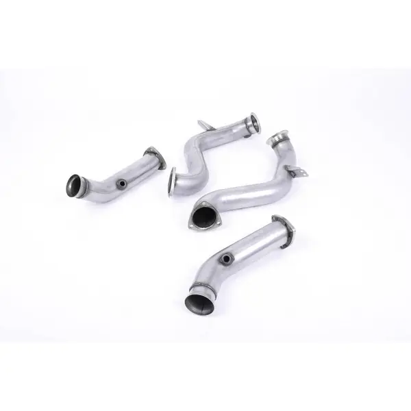 MILLTEK SSXMZ119 Large-bore Downpipes and Cat Bypass Pipes MERCEDES-Benz C-Class C63&C63 S (W205) Saloon 4.0 Bi-Turbo V8