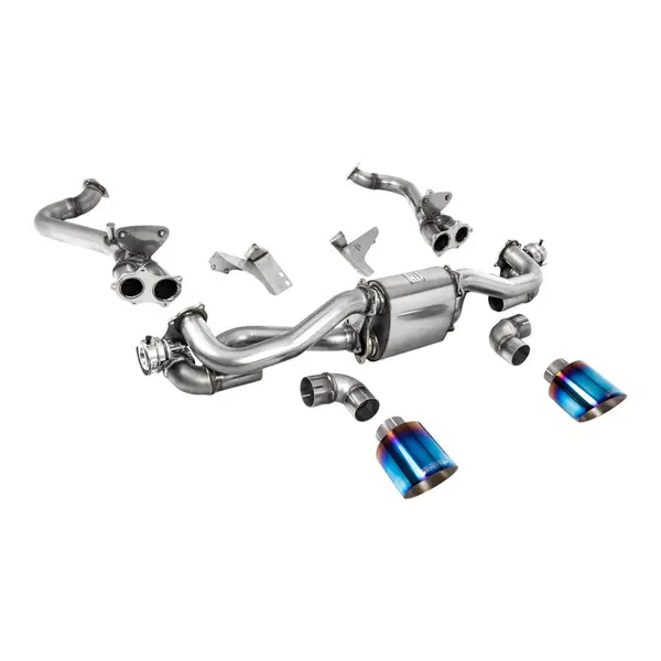 MILLTEK SSXPO165 OPF/GPF Bypass System, 2.37" (Burnt Titanium GT-115 Trims) for PORSCHE 718 Boxster GTS / Cayman GT4 2020-