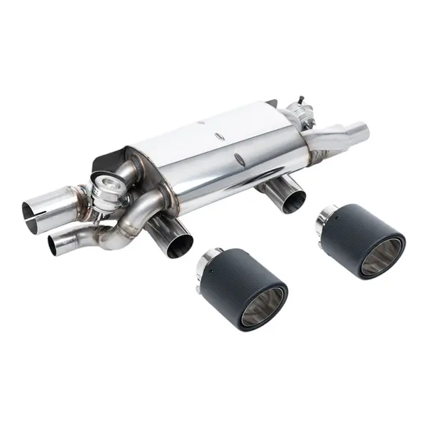 MILLTEK SSXPO202 Rear Silencer, 2.5" (Carbon JET-115 Tips) for PORSCHE 911 T / S / GTS (991.2) 2015-2019