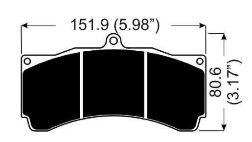 AP RACING CP3558D54-ST45 PAD SET (4)-25.00T