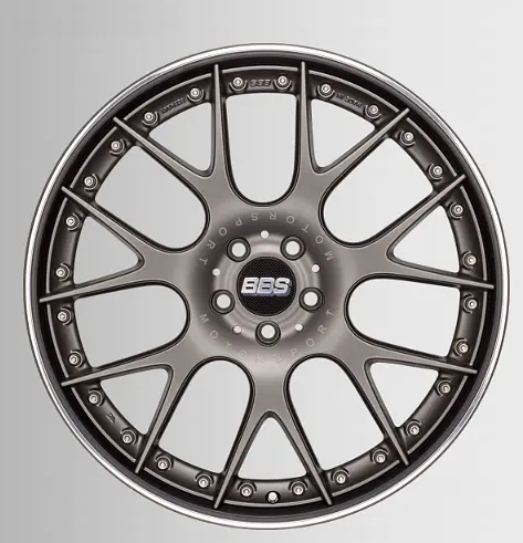 BBS 0711039# Wheel CH-RII CH601 Platinum/Black 9x21 PCD 5x112 ET32 CB82,0 PFS