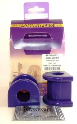 POWERFLEX PFF36-402-21 x2 Front Anti Roll Bushing MAZDA Miata