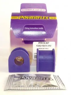 POWERFLEX PFR19-307 x2 Rear Anti Roll Bar Mounting Bushing (14mm) FORD Fiesta Mk1 & Mk2