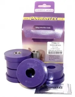 POWERFLEX PFR69-117 x2 Rear Tie Bar To Hub Front Bushing