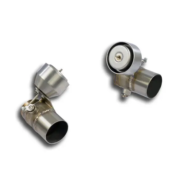 SUPERSPRINT 248411 Connecting pipe kit with valve Right - Left - (Weld on connection) PORSCHE 911 (S