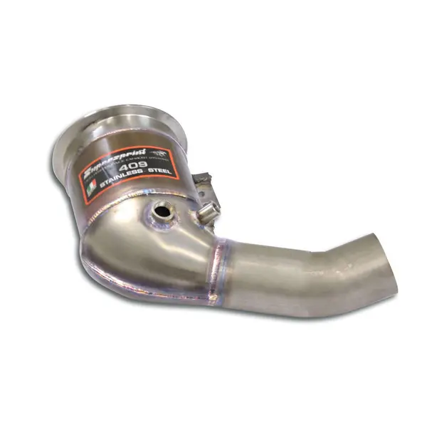 SUPERSPRINT 860741 Downpipe Left with Metallic Catalytic Converter for PORSCHE 911 Carrera / Carrera S / GTS