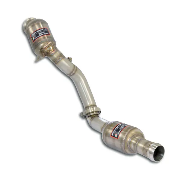 SUPERSPRINT 722371 Downpipe Right with Metallic Catalytic Converter for MERCEDES C190 AMG GT Coupe