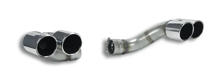 SUPERSPRINT 980516 Endpipe Kit Right - Left OO80 for BMW E70 4.8