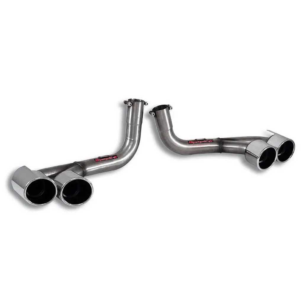 SUPERSPRINT 391326 Endpipe kit Right OO 100 + Left OO 100. FERRARI