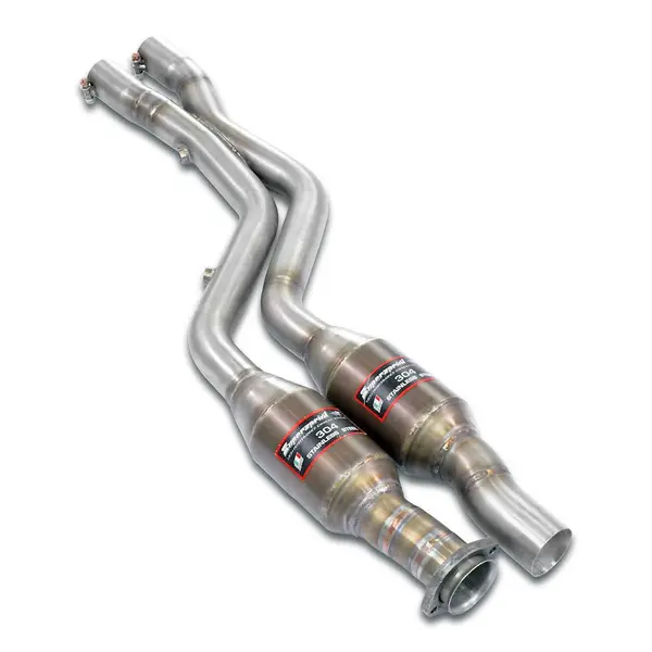 SUPERSPRINT 782632 Front Metallic Catalytic Converter and X-Pipe for ALPINA BMW 5 Series
