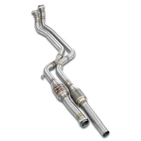 SUPERSPRINT 172832 Front Pipes Kit with Catalytic Converter Right / Left (for OEM Manifold, Left Hand Drive Only) for MERCEDES 190E 2.5 1989 -1993