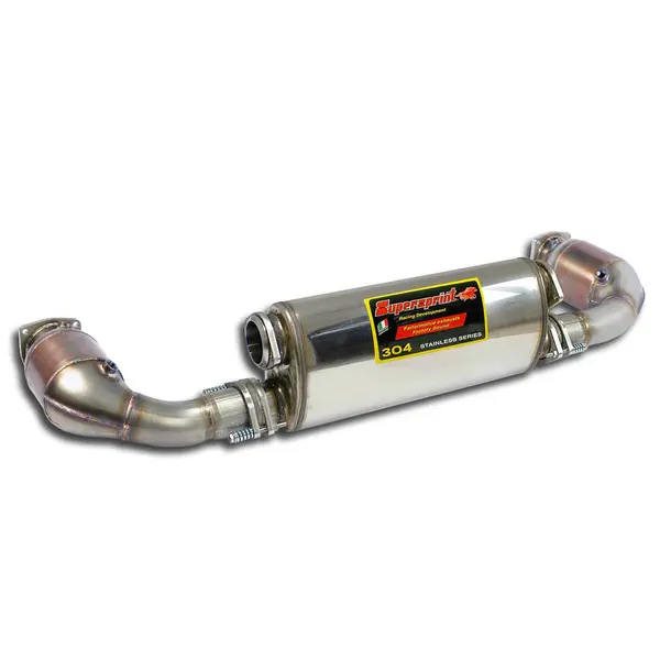SUPERSPRINT 244404 Rear exhaust Right - Left "Sport" + Metallic catalytic converters PORSCHE 911 (Se
