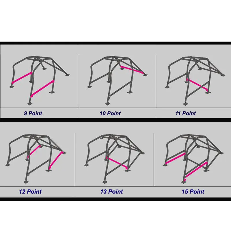 CUSCO 311 270 W10 Roll cage SAFETY 21 (10 point, 2 passenger, escape dash) for HONDA Civic Type R