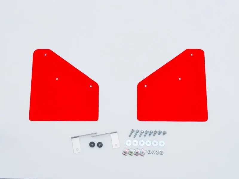 CUSCO 1C4 851 FR Mud Flaps Front (red) for TOYOTA RAV4 (MXAA52/MXAA54) 2019-