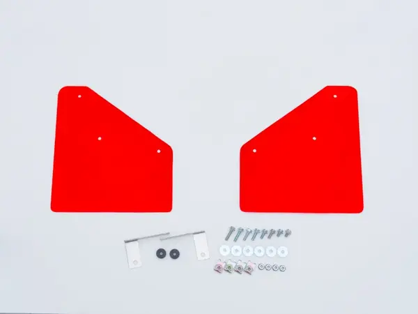 CUSCO 1C4 851 FR Mud Flaps Front (red) for TOYOTA RAV4 (MXAA52/MXAA54) 2019-