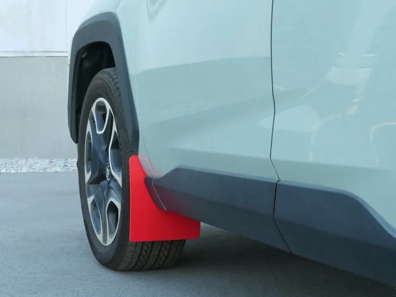 CUSCO 1C4 851 FR Mud Flaps Front (red) for TOYOTA RAV4 (MXAA52/MXAA54) 2019-