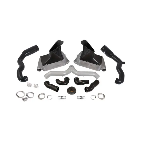DO88 BIG-140SI-76 BigPack Porsche 997.1 Turbo Silver Pipe, with inlets