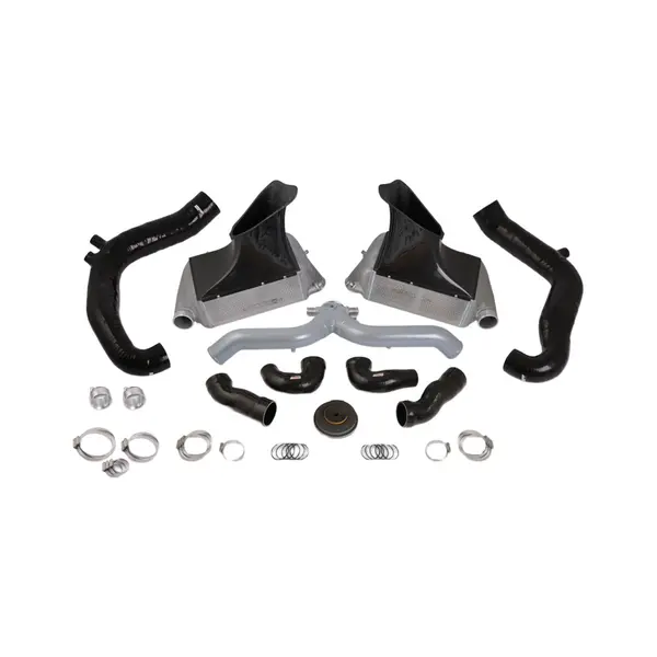 DO88 BIG-130SI-169 BigPack Porsche 997.2 Turbo Silver Pipe, with inlets