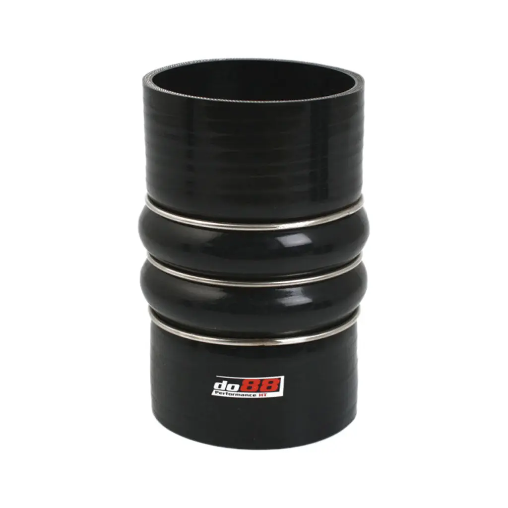 DO88 SDH89 Silicone Hose Black 2-Humps 3,5''