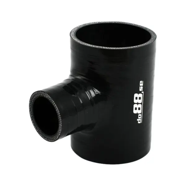 DO88 ST63 Silicone Hose Black T 2,5'' + 1''
