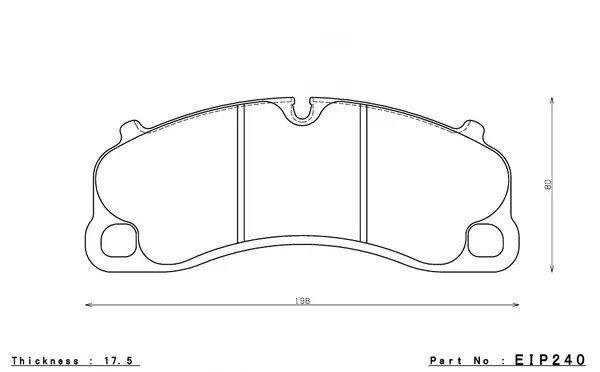 ENDLESS EIP240MX72 Front Brake Pads for PORSCHE 911 GT3 / GT3RS