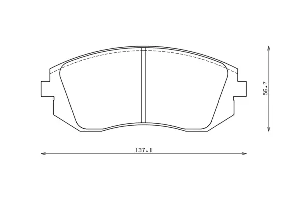 ENDLESS EP386MX72 Front brake pads SUBARU BRZ / FORESTER / IMPREZA / WRX / TOYOTA GT86