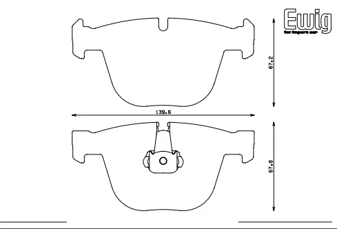 ENDLESS EIP151ME20 Rear brake pads BMW M3 E92/E90/M5 E60/M6 E63/E64/X6 E72/1M E82