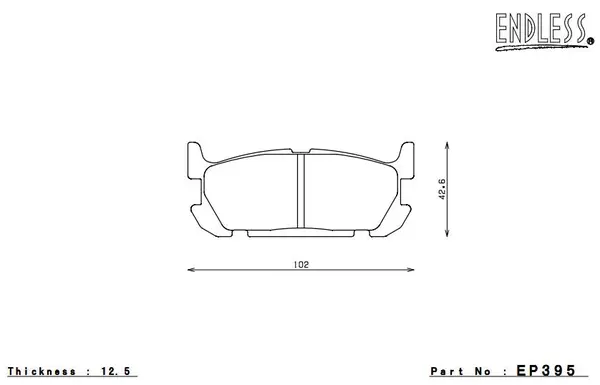 ENDLESS EP395CCRg Rear brake pads MAZDA MX-5 MIATA Sports