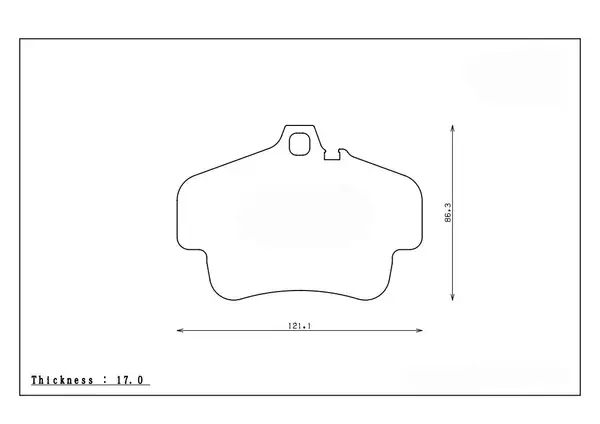 ENDLESS EIP072MX72 Rear brake pads PORSCHE 911(996) 3.6 TURBO/3.6 CARRERA 4S/GT2/GT3