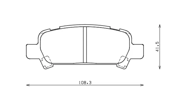 ENDLESS EP355CCRg Rear brake pads SUBARU FORESTER/IMPREZA RS/WRX/LEGACY GT/L/TURBO/OUTBACK