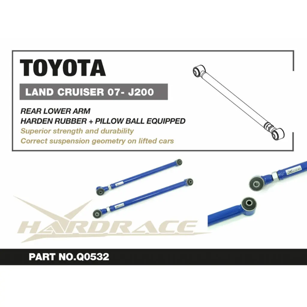 HARDRACE Q0532 4X4 ARMS TOYOTA LAND CRUISER J200 07-
