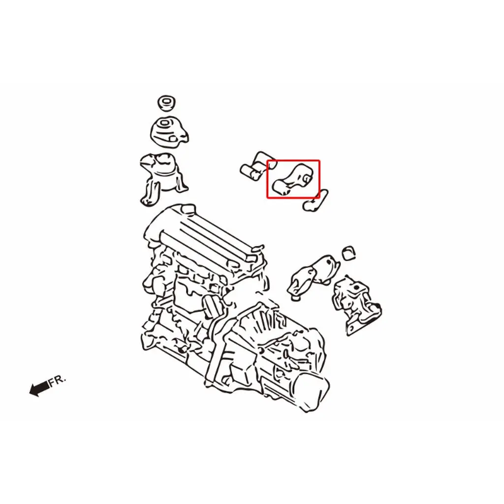 HARDRACE 6821-R HARDEN REAR ENGINE MOUNT MAZDA6