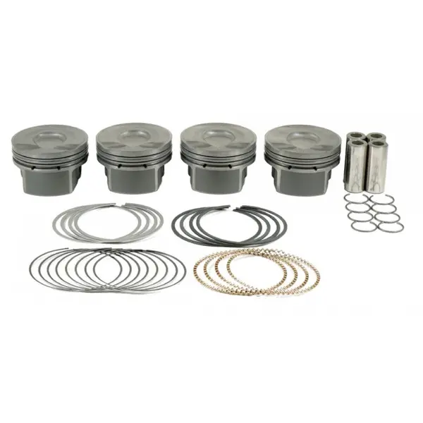 MAHLE 930067351T Piston Kit with TBC (77.50mm x 28.5mm CH, 85.8mm stroke, 138.2mm rod, 20mm pin, -1.1cc, 273g, 10.3CR, M142P) for BMW N14 1.6L
