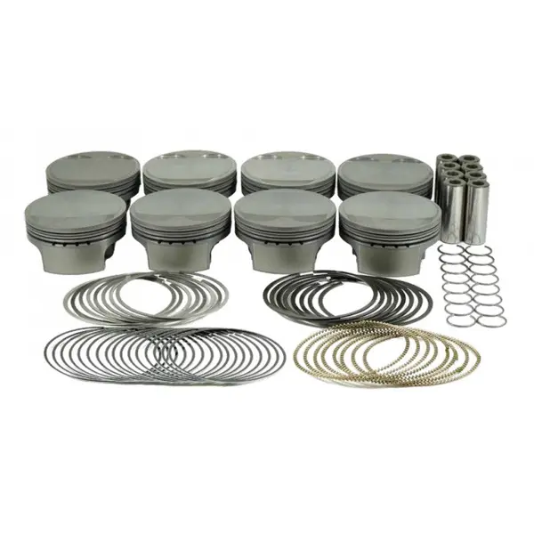 MAHLE 197843642T Piston Kit with TBC (92.50mm x 27.3mm CH, 75.2mm stroke, 140.7mm rod, 21mm pin, 12.2cc, 372g, 12.3CR, 4032) for BMW M3 (E90) S65B40 4.0L