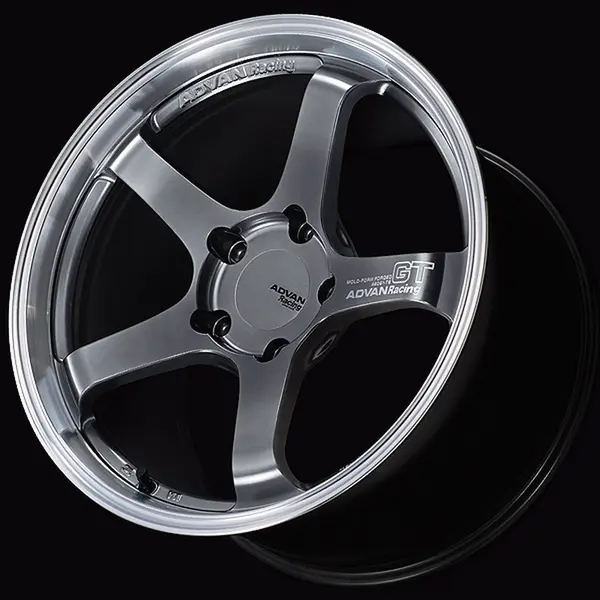 ADVAN V6112 Wheel GT 20x11.5J ET46 Machining and Hyper Platinum Black for PORSCHE