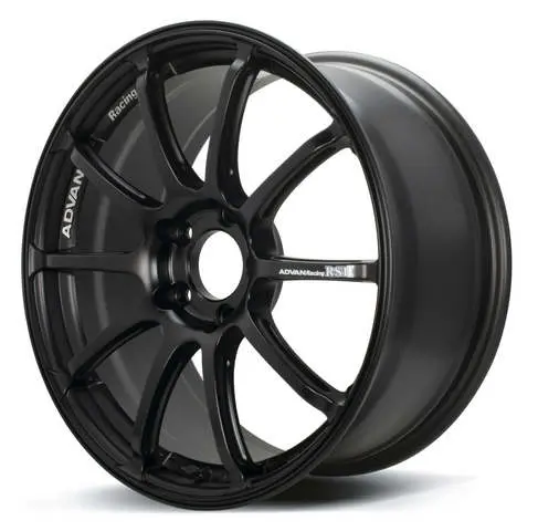 ADVAN YAP7H35WSB Wheel V0415 RSII 17X8.5 +35 5-120 Semi gloss black