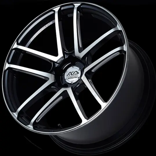 ADVAN YBG0K45ESB Wheel V1484 MODEL F50 20X10.0 ET45 5-114.3 GLOSS BLACK COMBI