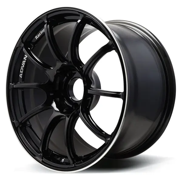 ADVAN YAZ9K35EB Wheel V1959 RZII 19X10.0 ET35 5-114.3 RACING GLOSS BLACK & RING