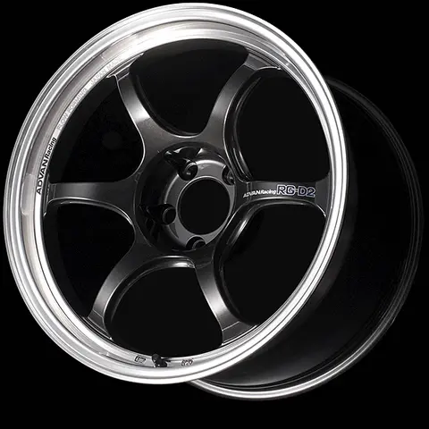 ADVAN YAT7G44EMBG Wheel V2896 RG-D2 17X8.0 +44 5-114,3 Machining and black gunmetallic