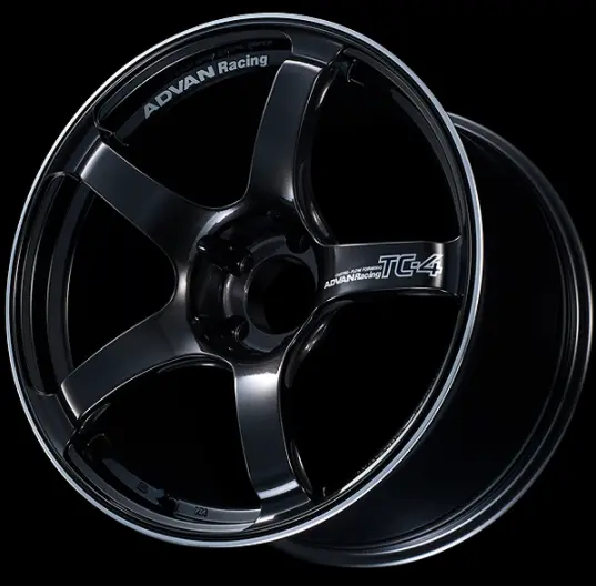 ADVAN YAD8G37DGMR Wheel V3629 TC4 18X8.0 ET37 5-100 RACING GUNMETALLIC & RING